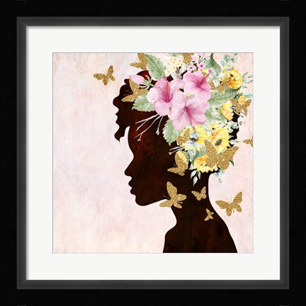 Framed Butterfly Flight 2 Print