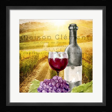 Framed Chateau 3 Print