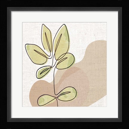 Framed Linen Pressed 1 Print