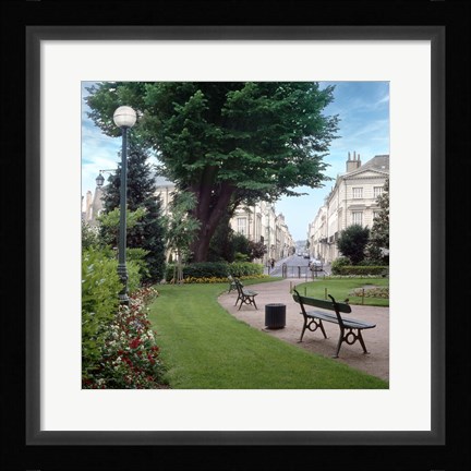 Framed French Jardin No. 14 Print