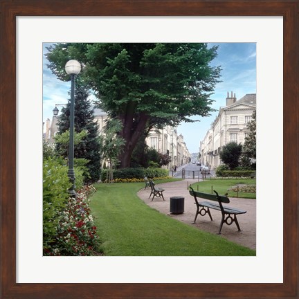 Framed French Jardin No. 14 Print