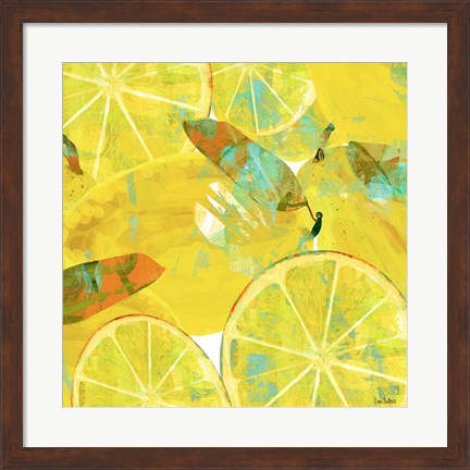 Framed Tropical Orchard 4 Print