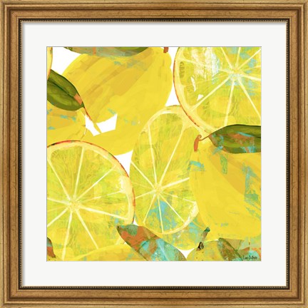 Framed Tropical Orchard 5 Print