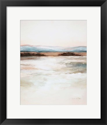 Framed Distant Blues Print