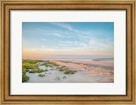 Framed Morning Beach Print