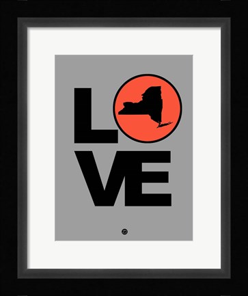 Framed Love New York Print