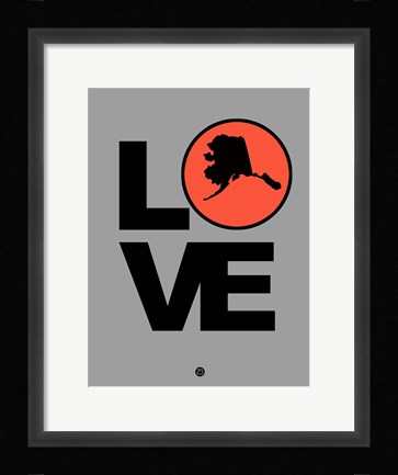 Framed Love Alaska Print