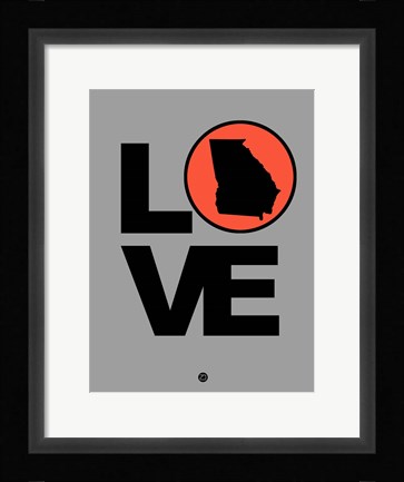 Framed Love Georgia Print