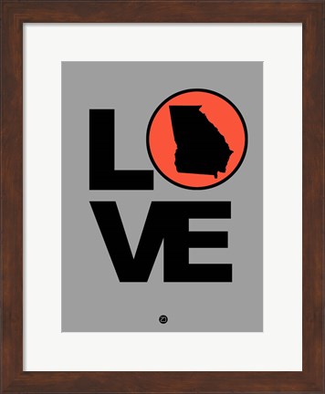 Framed Love Georgia Print