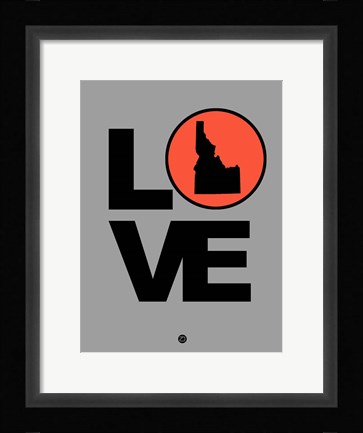 Framed Love Idaho Print