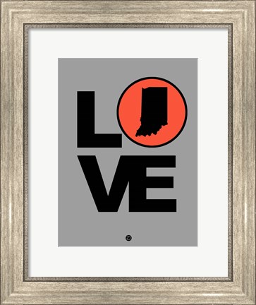 Framed Love Indiana Print