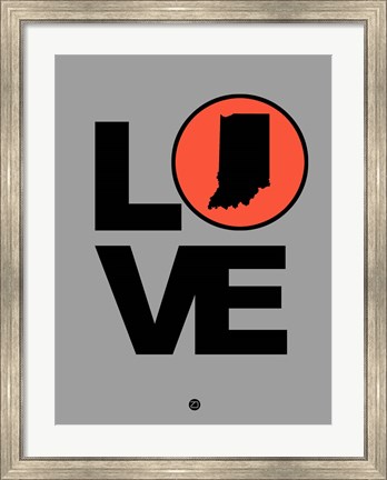 Framed Love Indiana Print