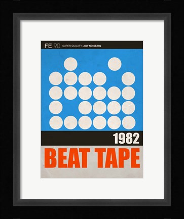 Framed Beat Tape Print