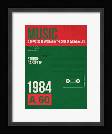 Framed Music Of Everyday Life Print