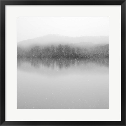 Framed Snowfalls; Clinch River Print