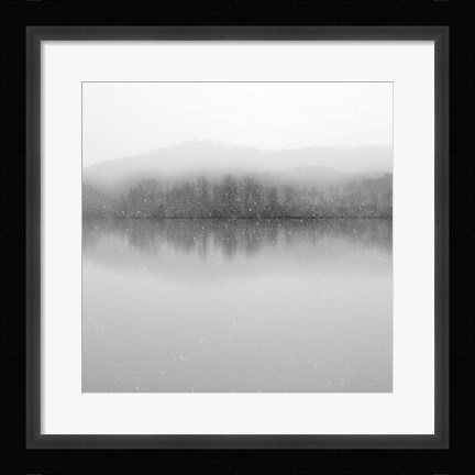 Framed Snowfalls; Clinch River Print