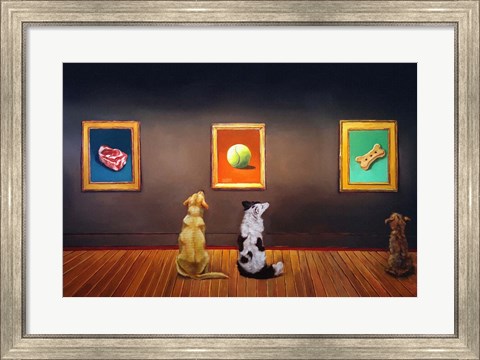 Framed Dog Museum Print