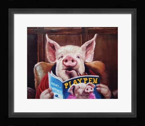 Framed Male Chauvinist Pig Print