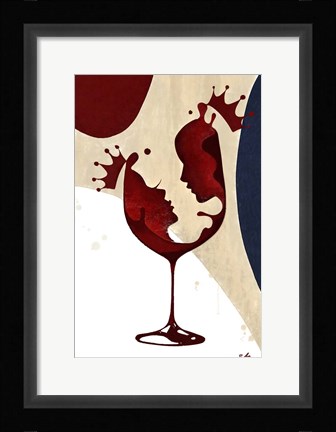 Framed Drink of Love Print