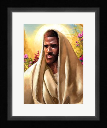 Framed Jesus Peace Print