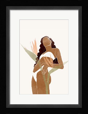 Framed Swimsuit II Print