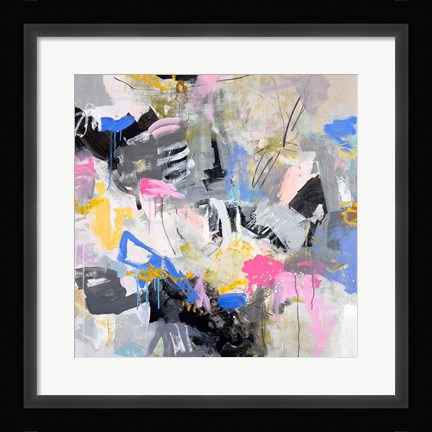 Framed Cotton Candy Mountain Print