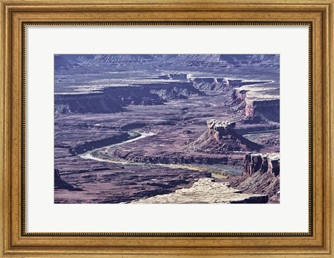Framed Green River Moonscape Print