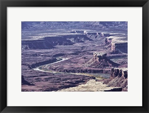 Framed Green River Moonscape Print