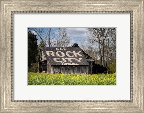 Framed See Rock City Barn Print