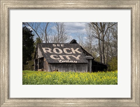 Framed See Rock City Barn Print