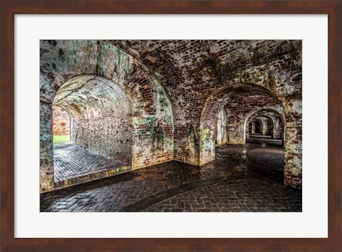 Framed Fort Pike Tunnel Vision Print