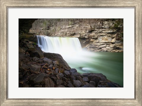 Framed Below Cumberland Falls Print