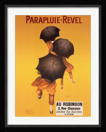 Framed Parapluie Revel Print