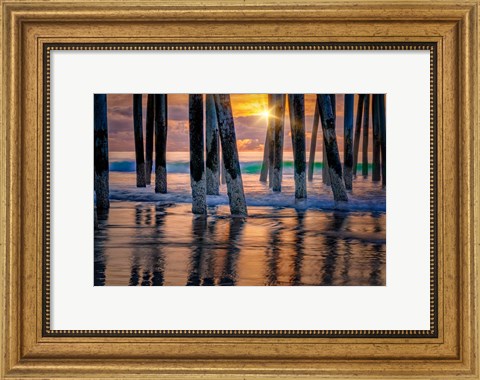 Framed Old Orchard Beach Sunrise Print