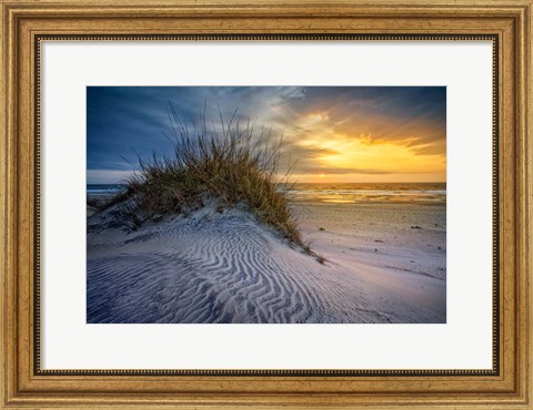Framed Sunrise in the Outer Banks Print