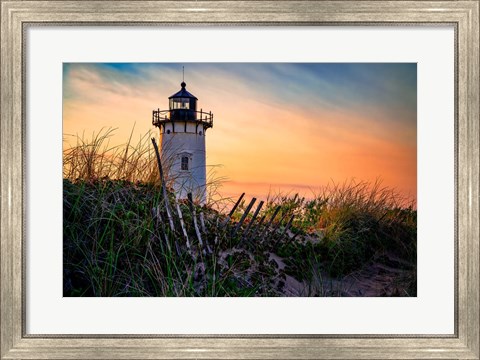 Framed Race Point Lighthouse Print