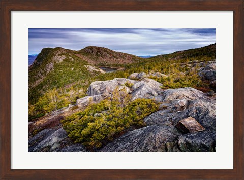 Framed Tumbledown Mountain Print