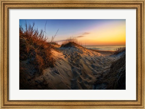 Framed Dawn in the Outer Banks Print
