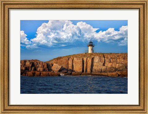 Framed Pond Island Lighthouse Print