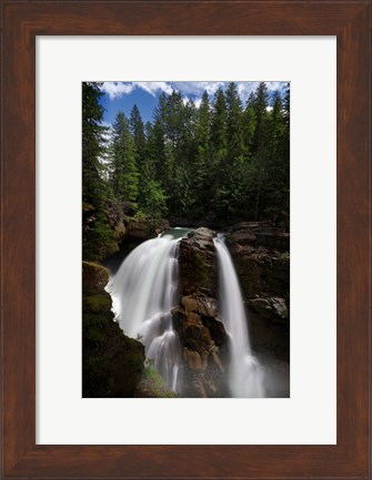 Framed Nooksack Falls Print