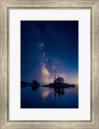 Framed Night Falls at Lookout Point Print
