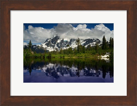 Framed Head in the Clouds Print
