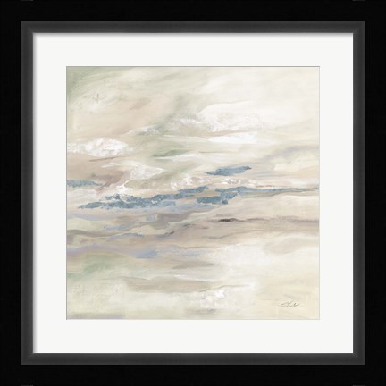 Framed January Slopes Neutral Print