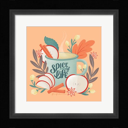 Framed Sweater Weather III Print