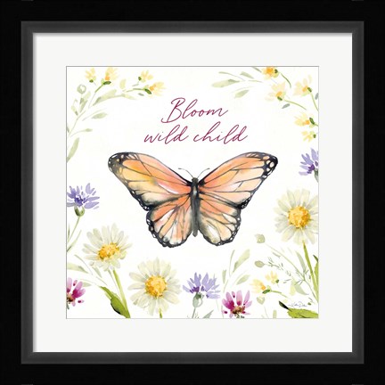 Framed Wild for Wildflowers VI Print