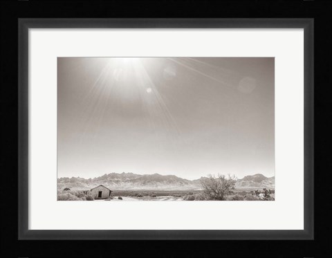 Framed Southwestern Sun Print