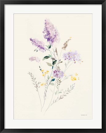 Framed Lilac Season II Pastel Print