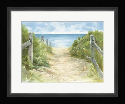 Framed Cap Cod Path Print