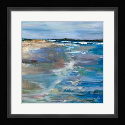 Framed Beach Walk Print