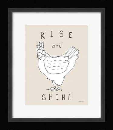 Framed Roost II Print